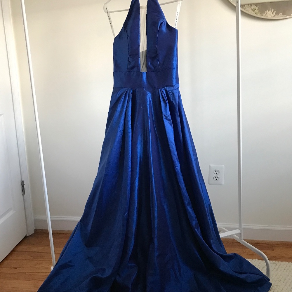 Royal Blue A-Line Formal Dress (for Prom/Weddings/Military Ball, etc.)